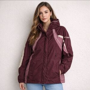 Columbia vertex interchange hooded jacket size medium